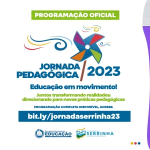 Programa&ccedil;&atilde;o completa da jornada pedag&oacute;gica 2023
