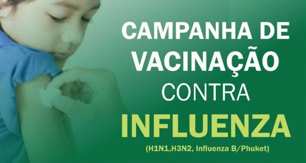 Campanha de vacina&ccedil;&atilde;o contra Influenza