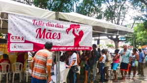 Secretaria Municipal de Sa&uacute;de realiza a&ccedil;&atilde;o preventiva em comemora&ccedil;&atilde;o ao dia das m&atilde;es
