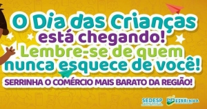 O dia das crian&ccedil;as est&aacute; chegando!