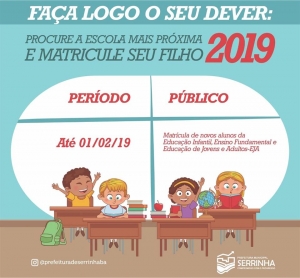 Matr&iacute;culas abertas!