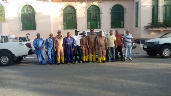 Secretaria de Sa&uacute;de aplica fumac&ecirc; para combate ao Aedes aegypti no per&iacute;odo da vaquejada